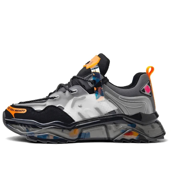 Neon Circuit Tech Sneakers