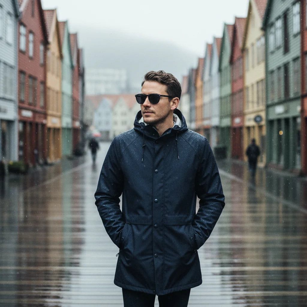 Bergen Sunglasses by The Outlier - worn by model
