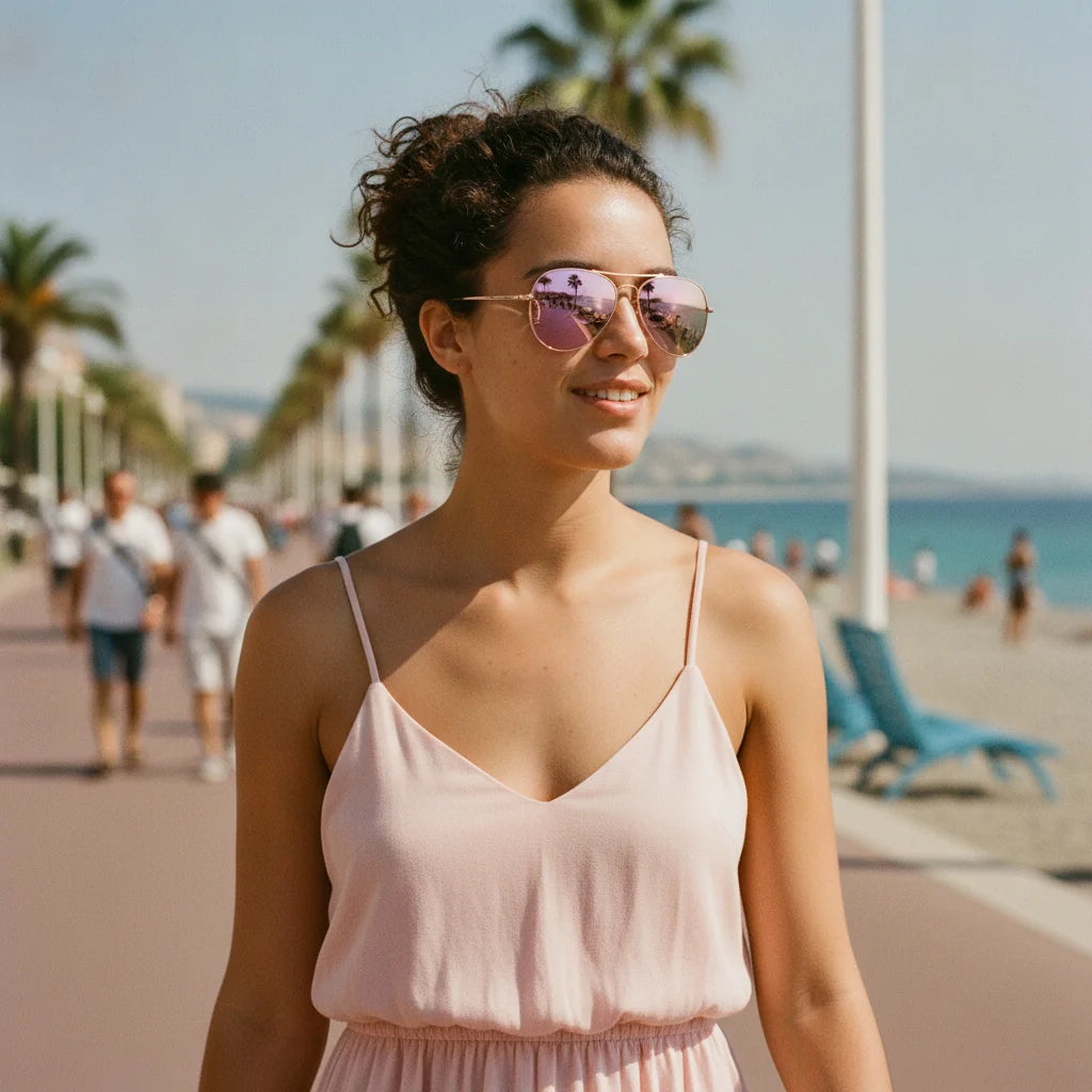 Nice Sunglasses by The Outlier - worn by model