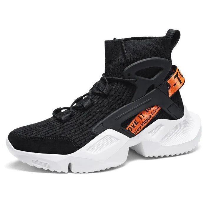 Obsidian Apex High-Top Sneakers