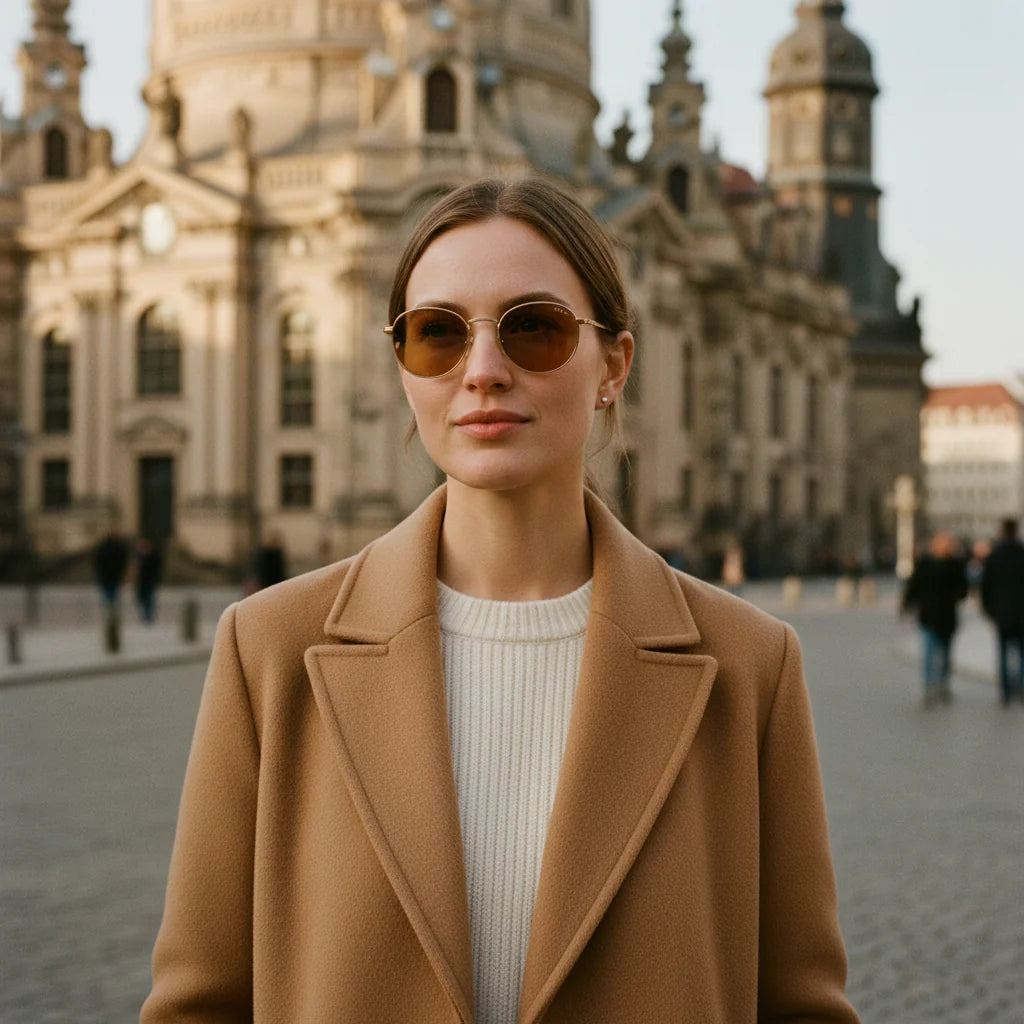 Dresden Sunglasses by The Outlier - worn by model