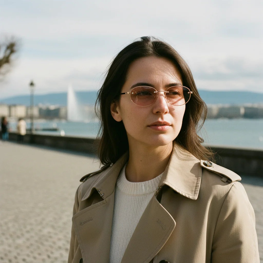 Geneva Sunglasses by The Outlier - worn by model
