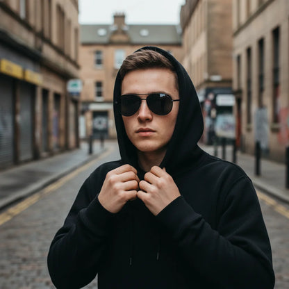 Glasgow Sunglasses by The Outlier - worn by model