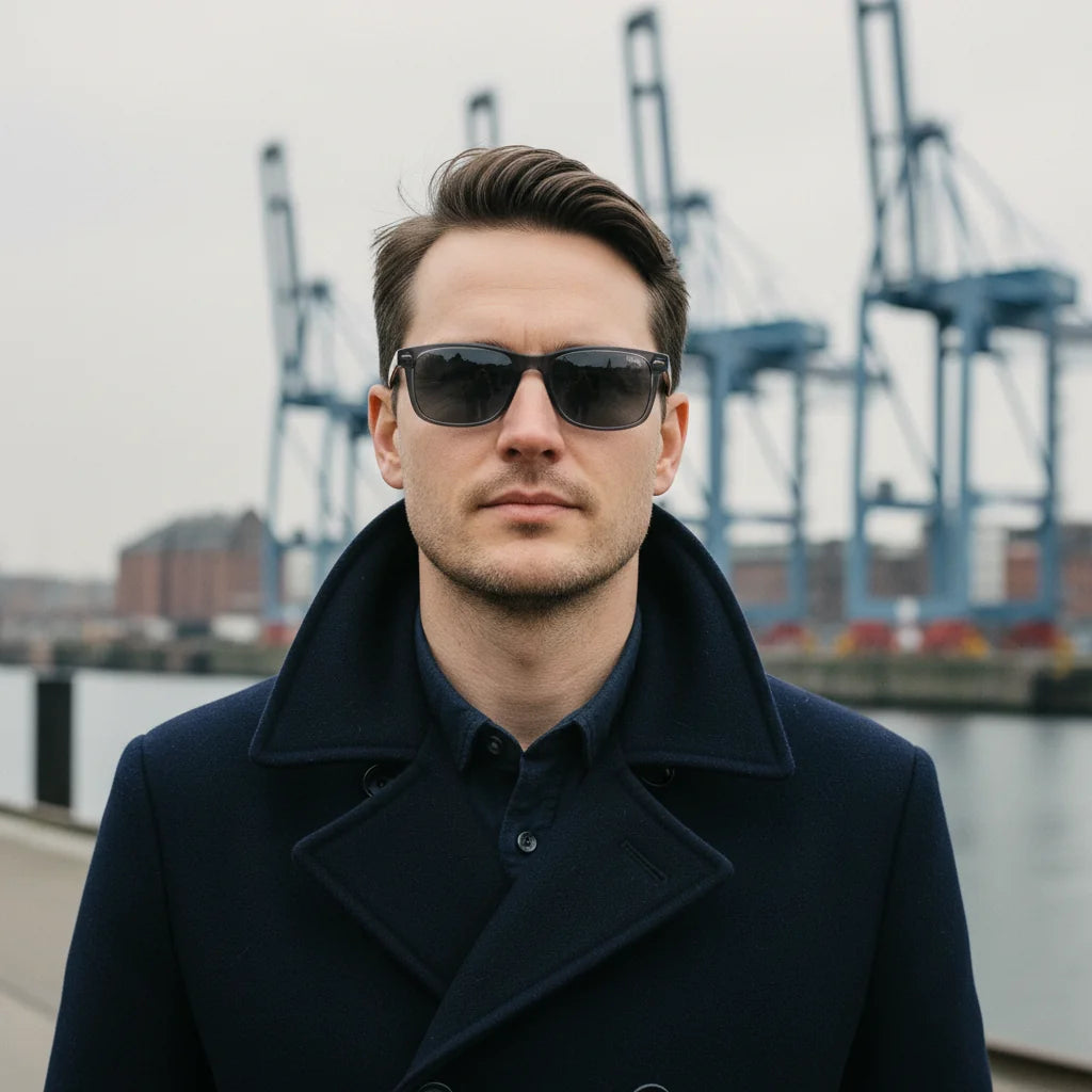 Hamburg Sunglasses by The Outlier - worn by model