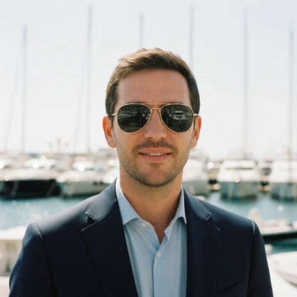 Monaco Sunglasses by The Outlier - worn by model