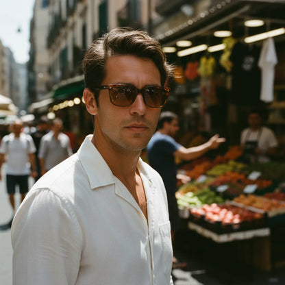 Napoli Sunglasses by The Outlier - worn by model