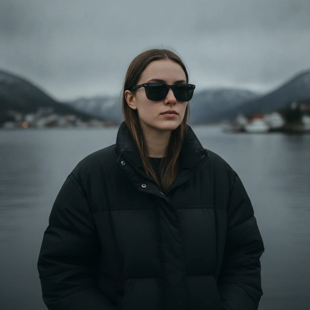 Oslo Sunglasses by The Outlier - worn by model