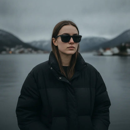 Oslo Sunglasses by The Outlier - worn by model