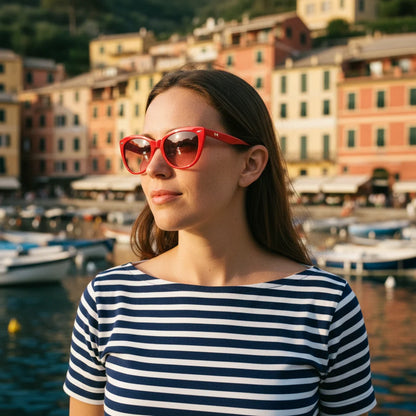 Portofino Sunglasses by The Outlier - worn by model