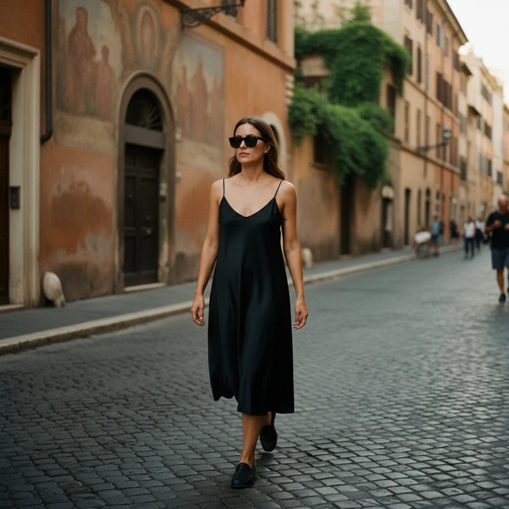 Roma Sunglasses by The Outlier - worn by model