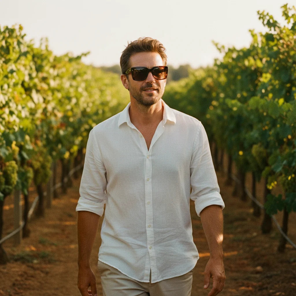 Sicilia Sunglasses by The Outlier - worn by model