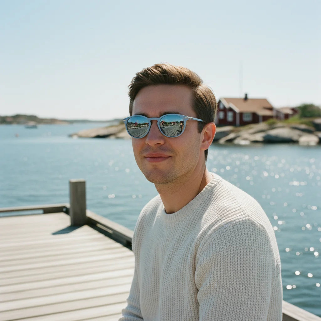 Stockholm Sunglasses by The Outlier - worn by model