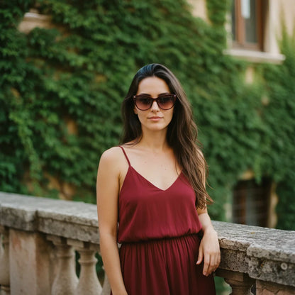Verona Sunglasses by The Outlier - worn by model